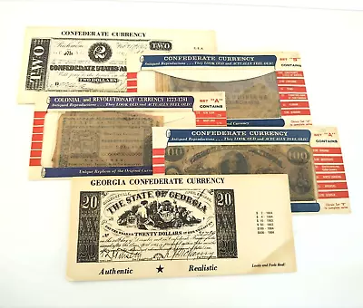 Reproduction US Confed. Colonial Revolutionary Currency ~Sets  US A B • $19.99