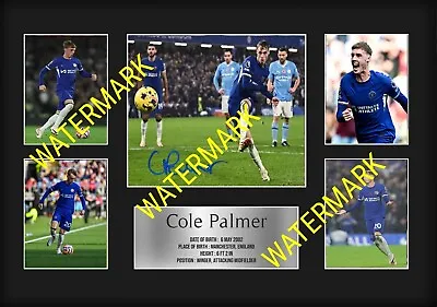 Cole Palmer Chelsea Fc Signed A4 Autograph Photo Print Storyboard #10003 • £2.99