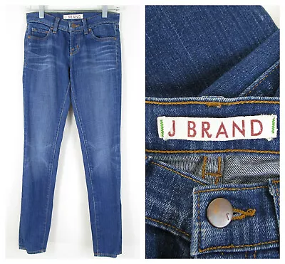 J Brand Womens Skinny Leg Bayou Medium Wash Skinny Jeans Size 24 • $24.95