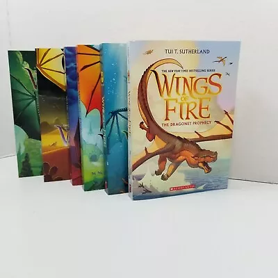 Wings Of Fire Book Lot Of 6 By Tui T. Sutherland Books 1-6 Preowned Paperbacks • $20