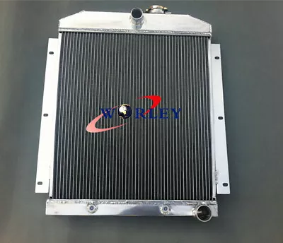 3 Row Aluminum Radiator For 1947-1954 CHEVY PICKUP TRUCK INCLUDES TRANNY COOLER • $196