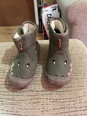 £1.99 • Buy Boys Girls Infants Warm Fur Winter Walking Touch Strap Ankle Boots Shoes Size 6