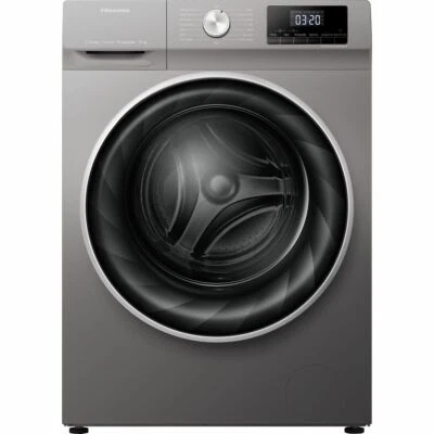 £419 • Buy Hisense WFQY1014EVJMT 10Kg Washing Machine 1400 RPM B Rated Titanium 1400 RPM