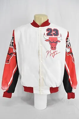 Vintage 90's Chalk Line All Over Print Jacket  Michael Jordan Chicago BullsSz:L • $350