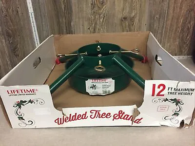 4-Leg Large Metal Live Christmas Tree Stand Welded Holds Up 12Ft 6.25in Diameter • $30