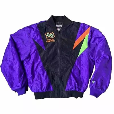 Arctic Cat Men’s Large Jacket Team Lightweight 90s Purple Bright Vintage • $52.50