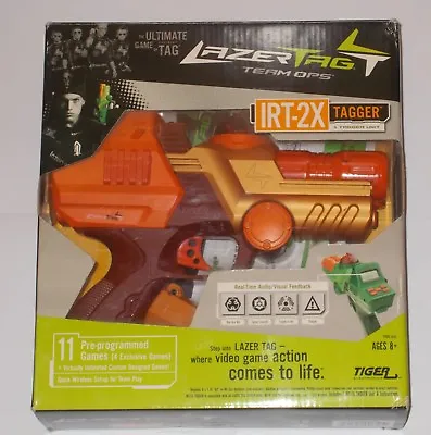 Lazer Tag Team Ops Irt-2x Tagger 2004 Tiger Electronics • £31.08