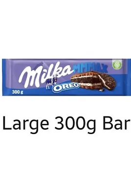 Milka Mmmax Oreo Milk Chocolate Bar 300g Delicious Smooth Chocolate Giant Bargai • £7