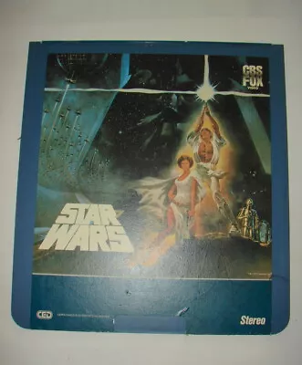 STAR WARS ANH (1977)  CBS/FOX Laserdisc Video Disc 80's RARE   322 • $26.96