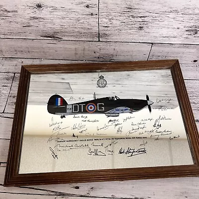 Hawker Hurricane Plane Mirror Memorabilia Royal Air Force Keith Broomfield WW2 • £69.99