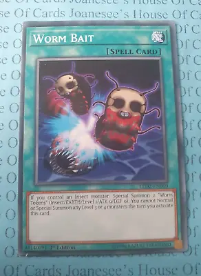 Worm Bait LED2-EN050 Yu-Gi-Oh Card 1st Edition New • £2.25