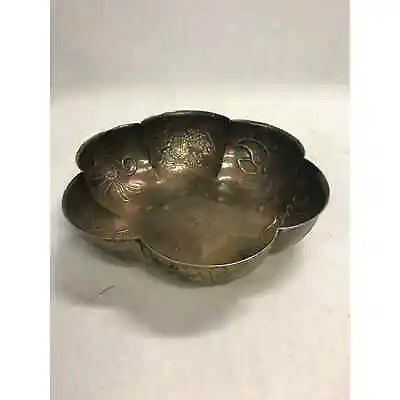 Vintage Sterling Silver Maciel Mexico Bowl Dish 925/100 Marked 291 Gm Etched Sun • $350