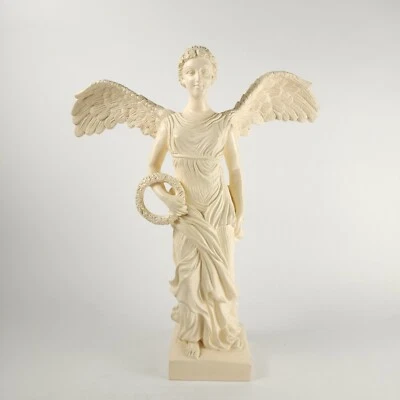 $28 • Buy Winged Nike Victory Figure Greek Goddess Statue Plastic Resin Mythology 10.75 H