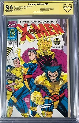 Uncanny X-Men #275 Signed By Jim Lee  CGC 9.6 Wolverine Psylocke Gatefold • $99.99