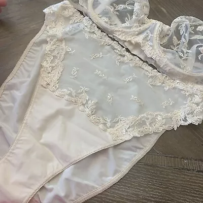 La Perla Vtg Xl Set Bra Panty New Without Tags  • $88