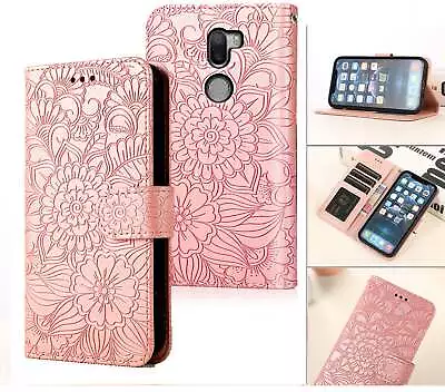 Xiaomi Mi5s Plus Embossed Pu Leather Wallet Case Floral • $7.50