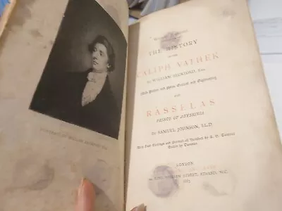 History Caliph Vathek William Beckford Rasselas S Johnson 1883 1st Ltd Ed 79/150 • $68.43