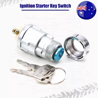Universal Ignition Starter Switch Lock With 2 Keys For Car Tractor Trailer Boats • $18.99