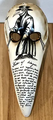 Ooak Doctor Of Blague Plague Italian Italy Magic Of Venezia Mask Some Damage • $149.99