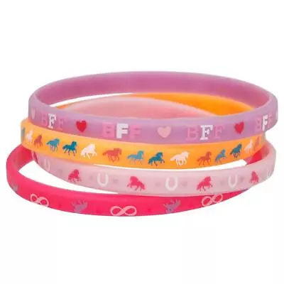 Depesche Miss Melody Friendship Bracelets Silicone Bands Hair Bands Accessories • £2.75