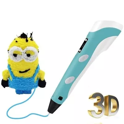 3D Printing Pen DIY Art Drawing Pen+LCD Screen+USB Cable+PLA Filament Set Gifts • $15