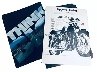 1971 Motorcycle Ads TRIUMPH  Original Street Or Trail Models Vintage Lot Of 2 • $18.99