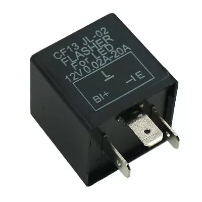 3-Pin Car Flasher Relay Fix Light LED Lamp Turn Signal Hyper Flash CF13 JL-02 US • $8.50