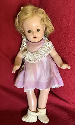 1937 Alexander Princess Elizabeth Comp 16” Jointed Open Mouth Teeth Felt Tongue • $29