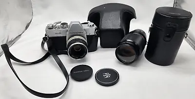 Vintage Mamiya/Sekor 500DTL Camera W/ Lens 1:2 50 Mm And 1:2.8 135mm • $59.99