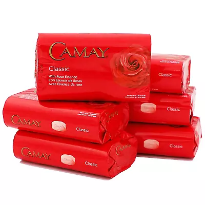 Camay Classic Bar Soap With Rose Essence 6-Pack Of 98 Oz 6 Bar Soaps • £10.54