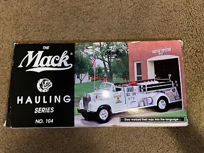 First Gear Mack Hauling Series #104 1960 B-Model Pumper Fire Truck 1:34 Scale • $49.99