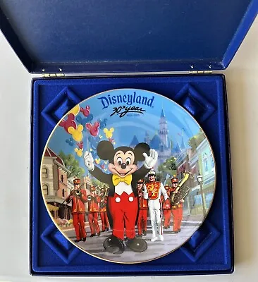 Disneyland 30th Year Mickey Mouse Plate 1955 - 1985 Limited Edition New W/ Box • $12