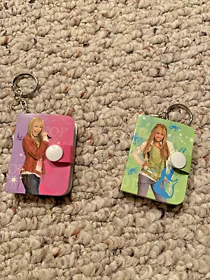 (2) Hannah Montana Mini Notebooks With Keychain- Collectors Items! • $13.99