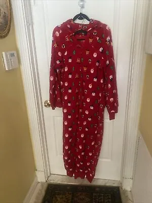 TWO Macy's Womens Men Sz L / S Family PJs Santa  Christmas Pajamas Matching • $28