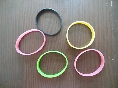 5x NEW LONDON 2012 RUBBER SILICONE WRIST BAND BUNDLE OLYMPIC Park 2024 • £0.10