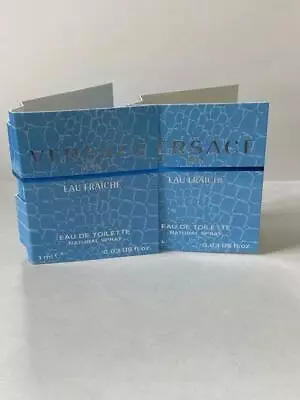 2X Versace Man Eau Fraiche Eau De Toilette EDT Vial Sample 1ml 0.03oz • $8