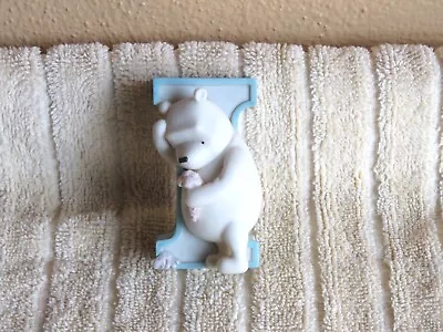 DISNEY Classic Winnie The Pooh Alphabet Letter  I”  Resin Nursery Wall Mount • $6.99