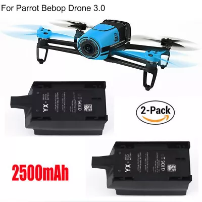 2PCS 11.1V 2500mAh Capacity Upgrade Battery For Parrot Bebop Drone3.0 Quadcopter • $96.09