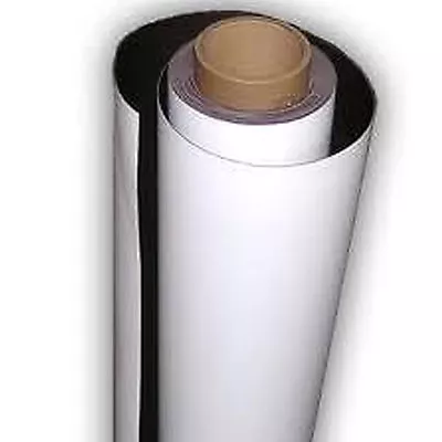 £4.28 • Buy Flexible Magnetic Sheet Self Adhesive Vinyl Roll Sign Vinyl Gripper Magnet Film