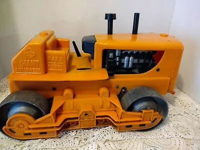 Vintage MARX-A-POWER Giant Orange Bulldozer 1960's Toy • $99