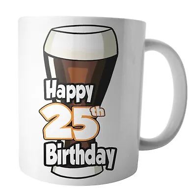 £12.95 • Buy Beer Ale Pint Mug Birthday Gift Dad Husband Grandad Brother Son Grandson ANY AGE