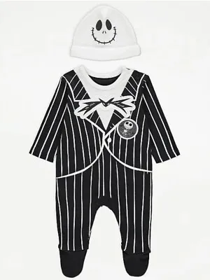 Nightmare Before Christmas NEW BABY GIFT 6-9 Months Jack Skellington BNWT • £5