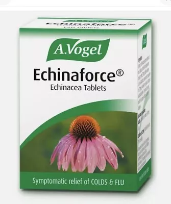 A Vogel Echinaforce Echinacea 42 Tablets Organically Grown THR 13668/0001 • £8.99