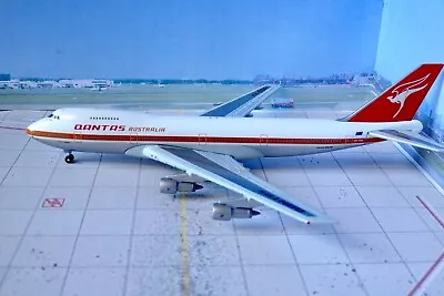 QANTAS Boeing 747-200 Diecast Model Aircraft 1/400 Gemini Jets GJQFA066 • $77.05