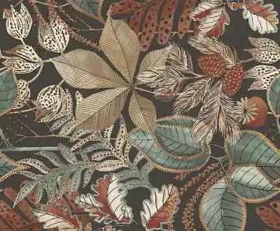 Belgravia Eden Floral Leaf Matte Wallpaper Charcoal 3780 • £9.49