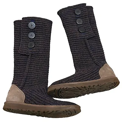 UGG Classic Cardy Boot 5819 Women’s Size 6 Dark Brown • $52