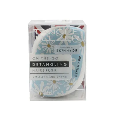 Tangle Teezer Detangling Hairbrush Compact Styler Skinny Dip Dreamy Daisy Brush • £12.75