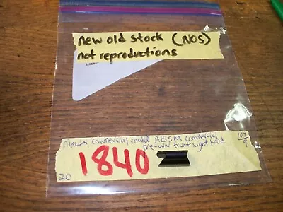 Mauser Commercial Models A B S M Pre-war ES350B & Some .22LR Steel Sight Hood • $83