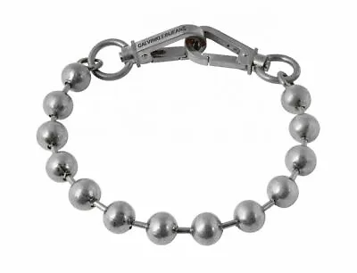 Bracelet Calvin Klein KJJTMB19010M Unisex Silver Bracelet Size M Jewellery NEW • £41.89