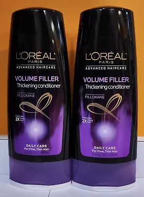 TWO L'OREAL Paris Advanced Haircare Volume Filler Thickening Conditioner • $6.80